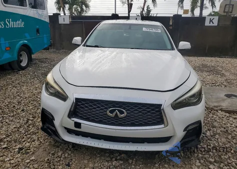 2014 Infiniti Q50 Base z USA, uszkodzony, nr VIN JN1BV7AR2EM692488